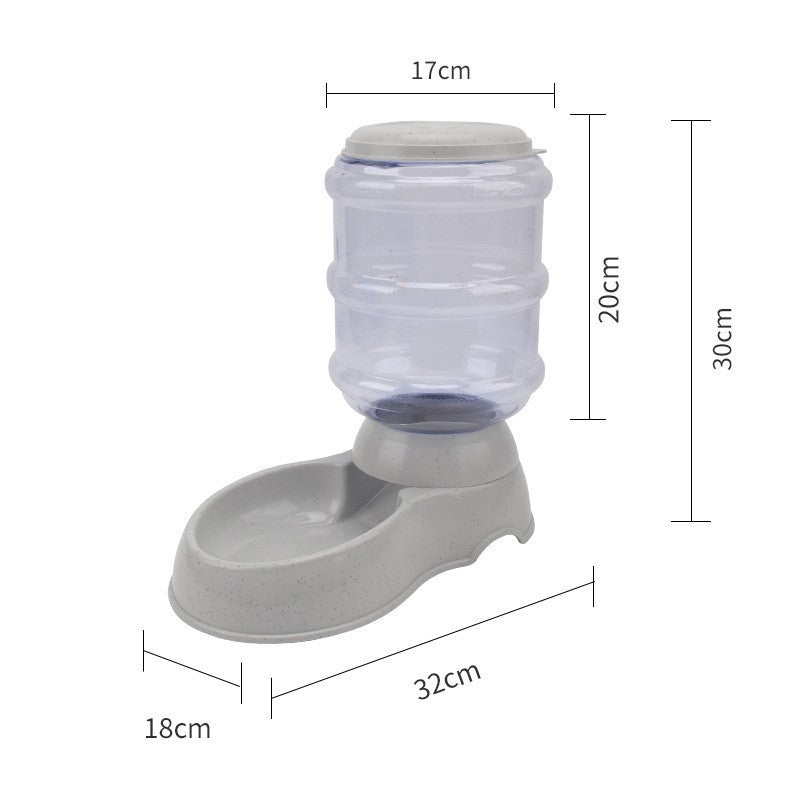 HKM-1074621 Pet Food Dispenser with Food-Grade Plastic, 3.75L Capacity, Easy Assembly and Cleaning