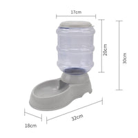 HKM-1074621 Pet Food Dispenser with Food-Grade Plastic, 3.75L Capacity, Easy Assembly and Cleaning