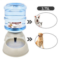 HKM-1074621 Pet Food Dispenser with Food-Grade Plastic, 3.75L Capacity, Easy Assembly and Cleaning