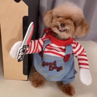 HKM-1075005 Cute Fatal Doll Pet Costume for Dogs and Cats - Autumn and Winter Apparel in S, M, L, XL Sizes