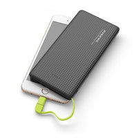 HKM-107539 10,000 mAh Dual Output Mobile Power Bank with LED Indicator and Vibration Switch