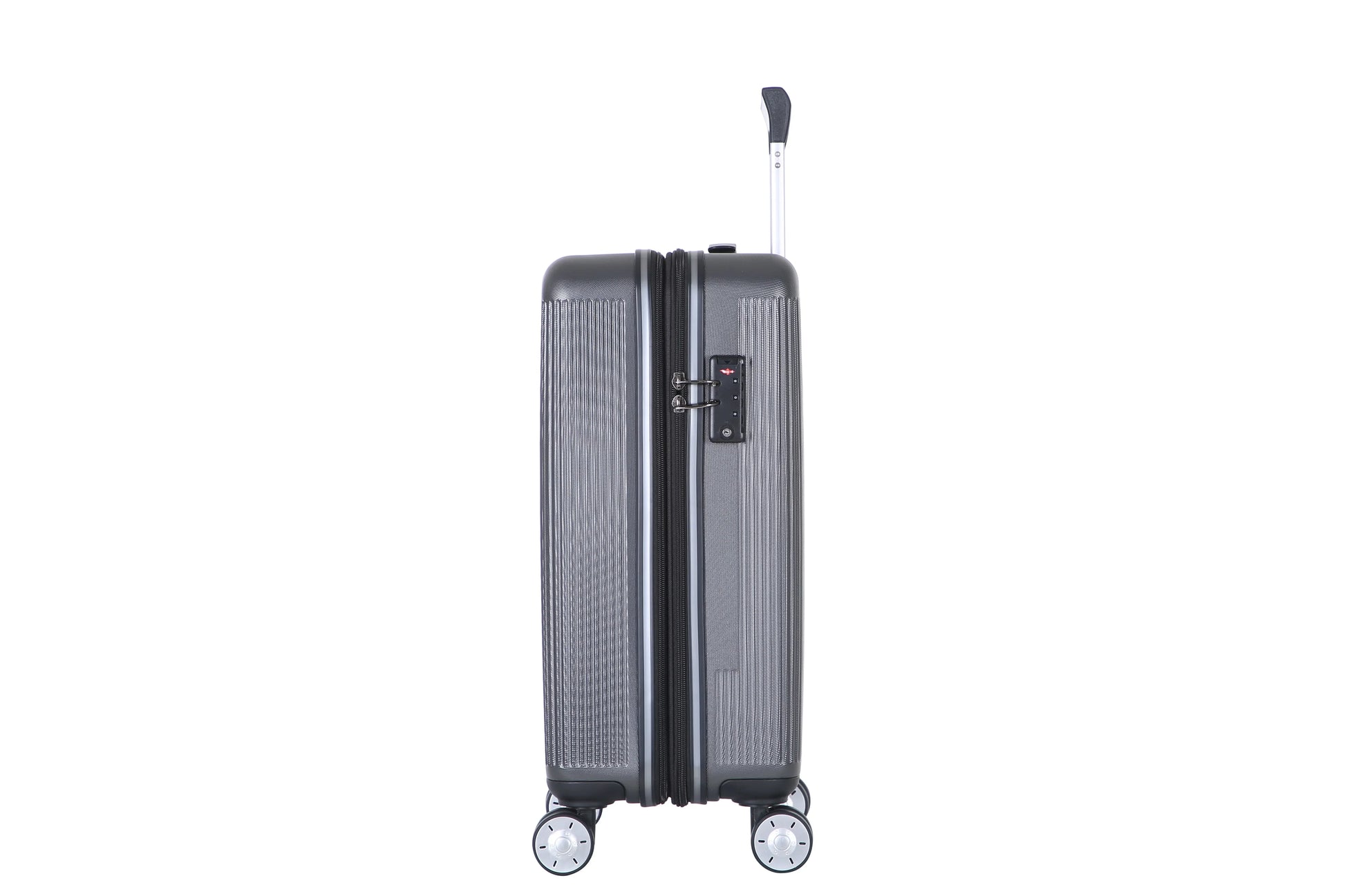 HKM-107539 Durable Hard Shell Luggage Set with 360-Degree Trolley System - 20/24/28 Inch Travel Suitcases
