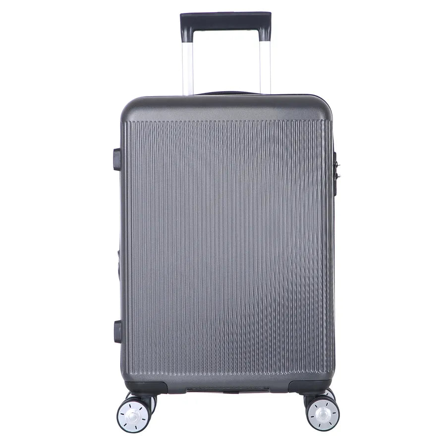 HKM-107539 Durable Hard Shell Luggage Set with 360-Degree Trolley System - 20/24/28 Inch Travel Suitcases