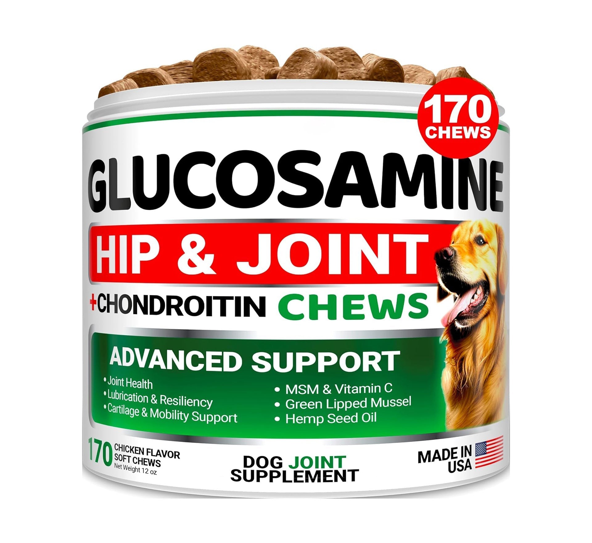 HKM-1076669 Chondroitin Soft Particles for Pet Hip and Joint Support