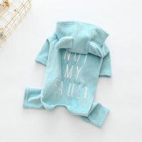 HKM-1077181 Casual Cotton Four-Legged Dog Shirt in Camel, Blue, and Grey