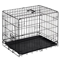 HKM-1080637 Single Door Dog Cage - Available in 24 inch and 30 inch Sizes
