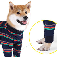 HKM-1080765 Cozy Cotton Four-Legged Dog Pajamas for Comfort and Style