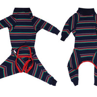 HKM-1080765 Cozy Cotton Four-Legged Dog Pajamas for Comfort and Style
