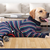 HKM-1080765 Cozy Cotton Four-Legged Dog Pajamas for Comfort and Style