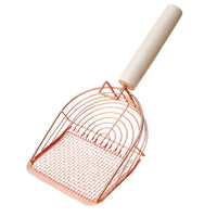 HKM-1082045 Stainless Steel Cat Litter Scoop with Comfortable Grip and Long Handle