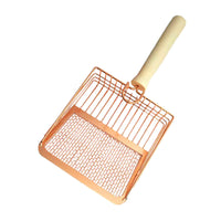 HKM-1082045 Stainless Steel Cat Litter Scoop with Comfortable Grip and Long Handle