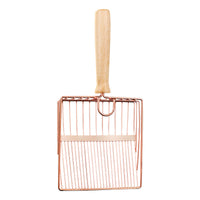 HKM-1082045 Stainless Steel Cat Litter Scoop with Comfortable Grip and Long Handle