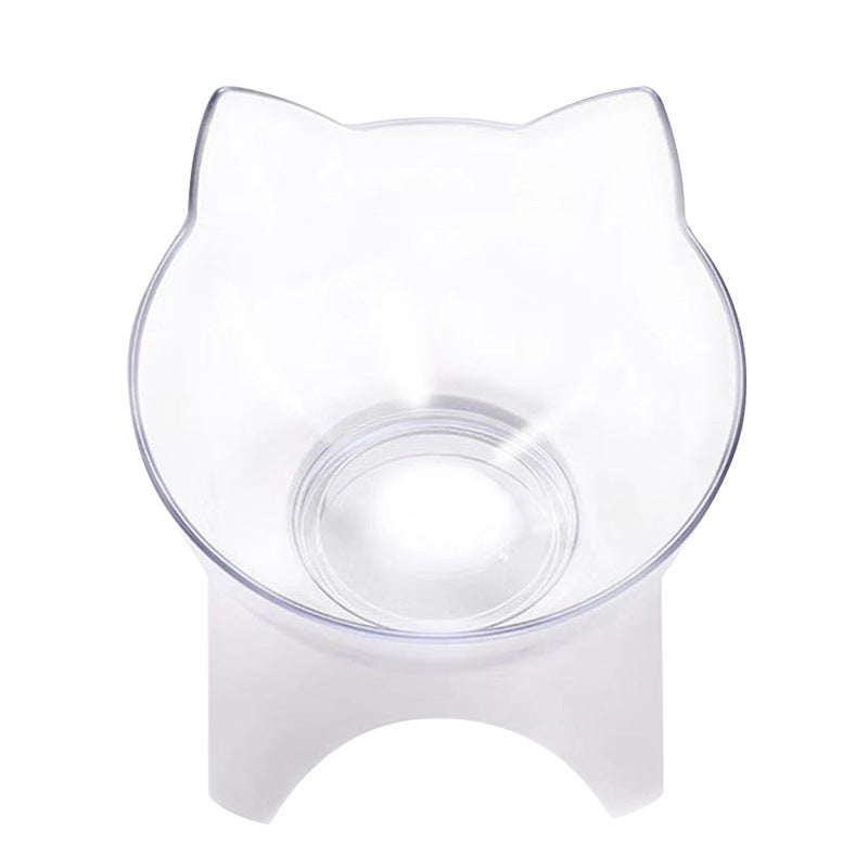 HKM-1082557 Removable and Washable Multi-Purpose Plastic Cat Bowl in White, Blue, and Pink