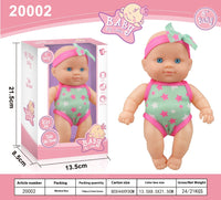 HKM-1083837 Vinyl Baby Doll Figurine - 21.5 cm, Multiple Colors Available
