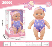 HKM-1083837 Vinyl Baby Doll Figurine - 21.5 cm, Multiple Colors Available