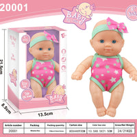 HKM-1083837 Vinyl Baby Doll Figurine - 21.5 cm, Multiple Colors Available