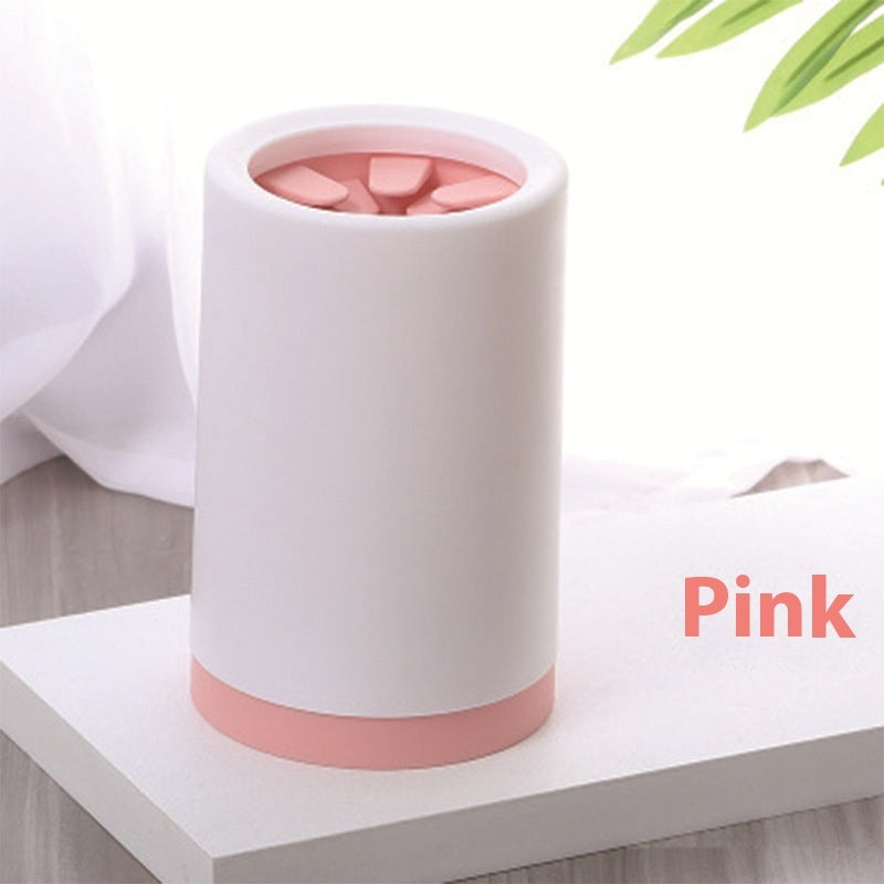HKM-1084221 Pet Foot Washing Cup for Dogs - Easy Clean, Available in Gray, Green, Pink