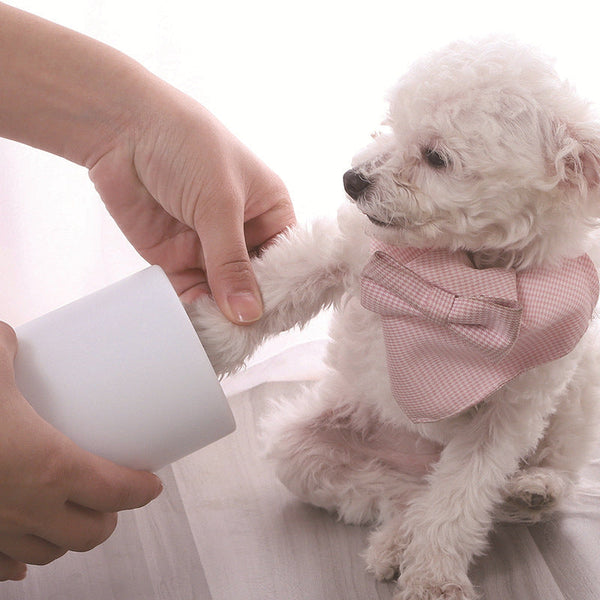 HKM-1084221 Pet Foot Washing Cup for Dogs - Easy Clean, Available in Gray, Green, Pink