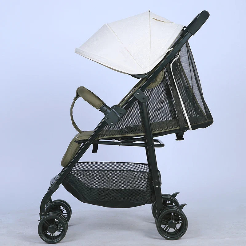 HKM-108499 Compact One-Hand Folding Baby Stroller for Infants and Toddlers Ages 0-3 Years