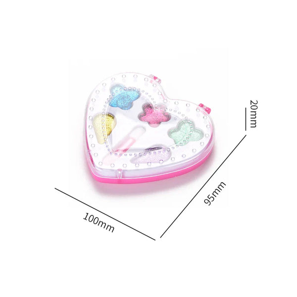 HKM-108563 Children's Non-Toxic Simulation Makeup Set for Girls Ages 3+ - Fun Cosmetic Play Box