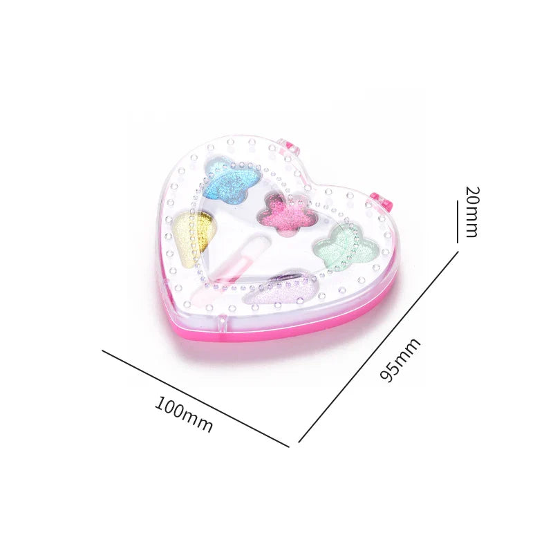 HKM-108563 Children's Non-Toxic Simulation Makeup Set for Girls Ages 3+ - Fun Cosmetic Play Box