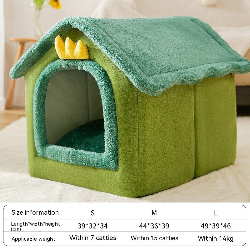 HKM-1086397 Cozy Modern Sponge Pet House for Dogs and Cats - Multiple Styles Available
