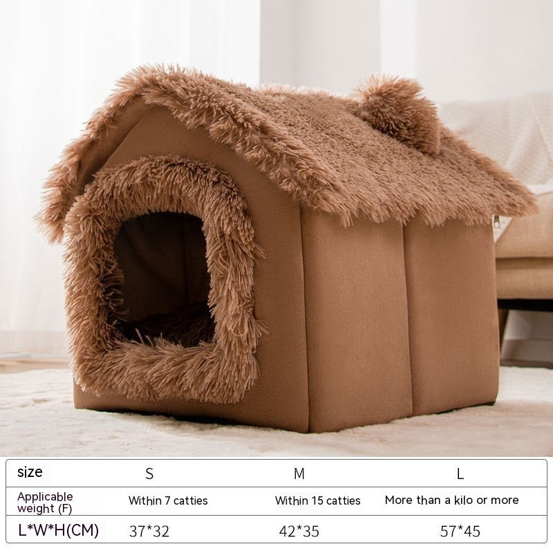 HKM-1086397 Cozy Modern Sponge Pet House for Dogs and Cats - Multiple Styles Available