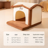 HKM-1086397 Cozy Modern Sponge Pet House for Dogs and Cats - Multiple Styles Available
