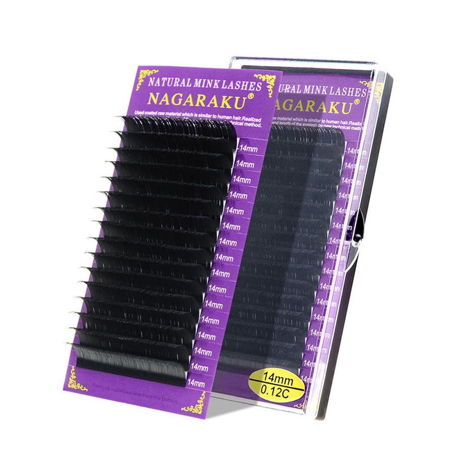HKM-108691 Natural Look Single Round 0.07 Thick Grafted Synthetic Eyelashes - Length 1cm-1.5cm, 1000 Pairs