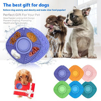 HKM-1088317 Silicone Folding Dog Snack Placemat - Slow Feed Design in Multiple Colors