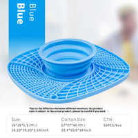 HKM-1088317 Silicone Folding Dog Snack Placemat - Slow Feed Design in Multiple Colors