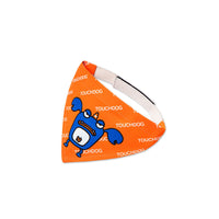 HKM-1089725 Pet Cartoon Print Triangle Scarf for Playful Pets