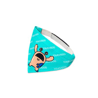 HKM-1089725 Pet Cartoon Print Triangle Scarf for Playful Pets