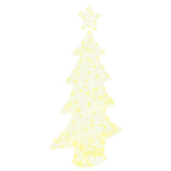 HKM-109267 Warm White LED Acrylic Christmas Tree Decoration with 160 LEDs - 150 cm