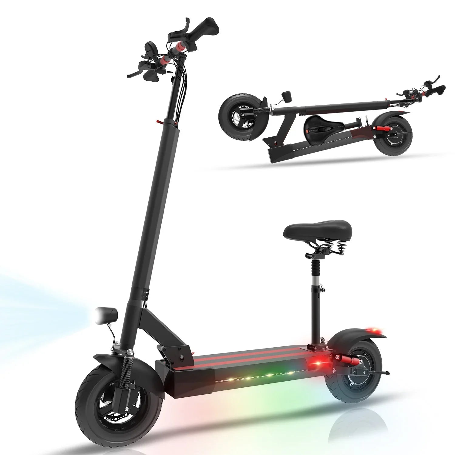 HKM-109331 1200W Electric Scooter for Adults | 55KM/H | 10-Inch Pneumatic Tires | Foldable | 60KM Range