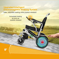 HKM-109331 Portable Lightweight Joystick Controller for Wheelchair - 20km Driving Range, 6km/h Speed, 120kg Max Load