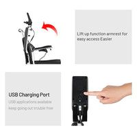 HKM-109331 Portable Lightweight Joystick Controller for Wheelchair - 20km Driving Range, 6km/h Speed, 120kg Max Load