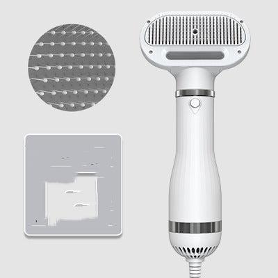 HKM-1093693 Teddy Integrated Hair Dryer and Brushing Comb with Foldable Design and Multiple Speed Settings