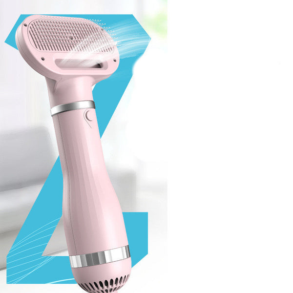 HKM-1093693 Teddy Integrated Hair Dryer and Brushing Comb with Foldable Design and Multiple Speed Settings