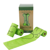 HKM-1094333 Green Corn Starch Degradable Pet Waste Bags for Easy Cleanup