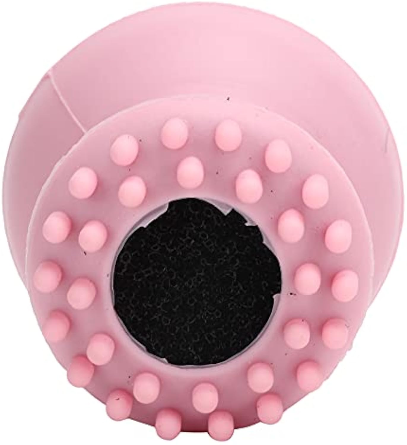 HKM-1095357 Foaming Pet Bath Brush with Shampoo Dispenser - Soft Rubber Shower Scrubber for Dogs and Cats, Portable and Easy to Clean