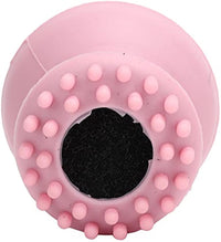 HKM-1095357 Foaming Pet Bath Brush with Shampoo Dispenser - Soft Rubber Shower Scrubber for Dogs and Cats, Portable and Easy to Clean