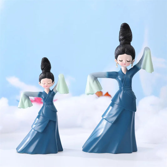 HKM-109587 Antique Inspired PVC Action Figure of Chinese Beauty Lady