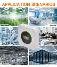 HKM-109651 6-in-1 Air Quality Monitor and Detector for HCHO, VOC, CO2, PM2.5 with LCD Display