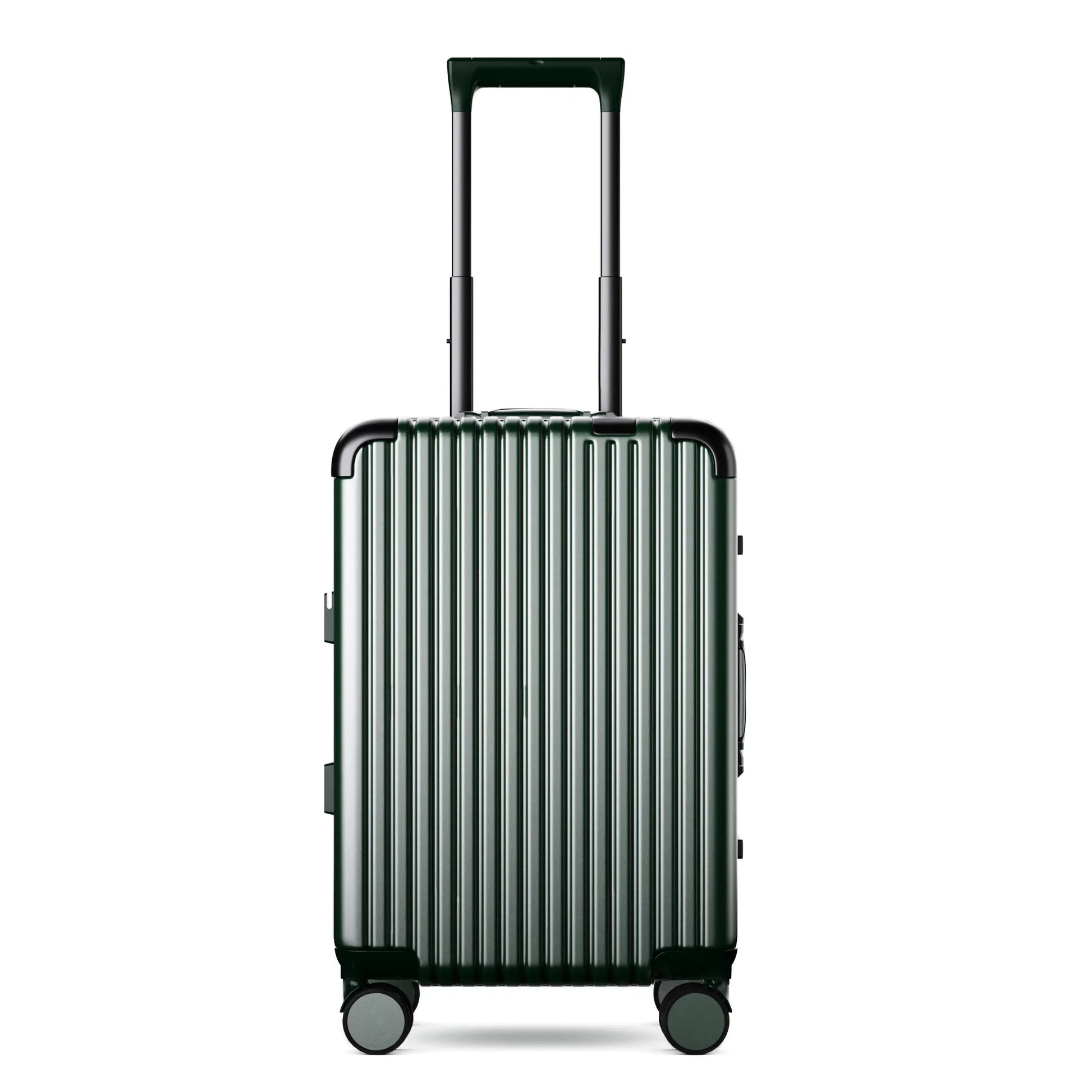 HKM-109843 3-Piece Aluminium Frame Travel Suitcase Set with Polycarbonate Trolley Case