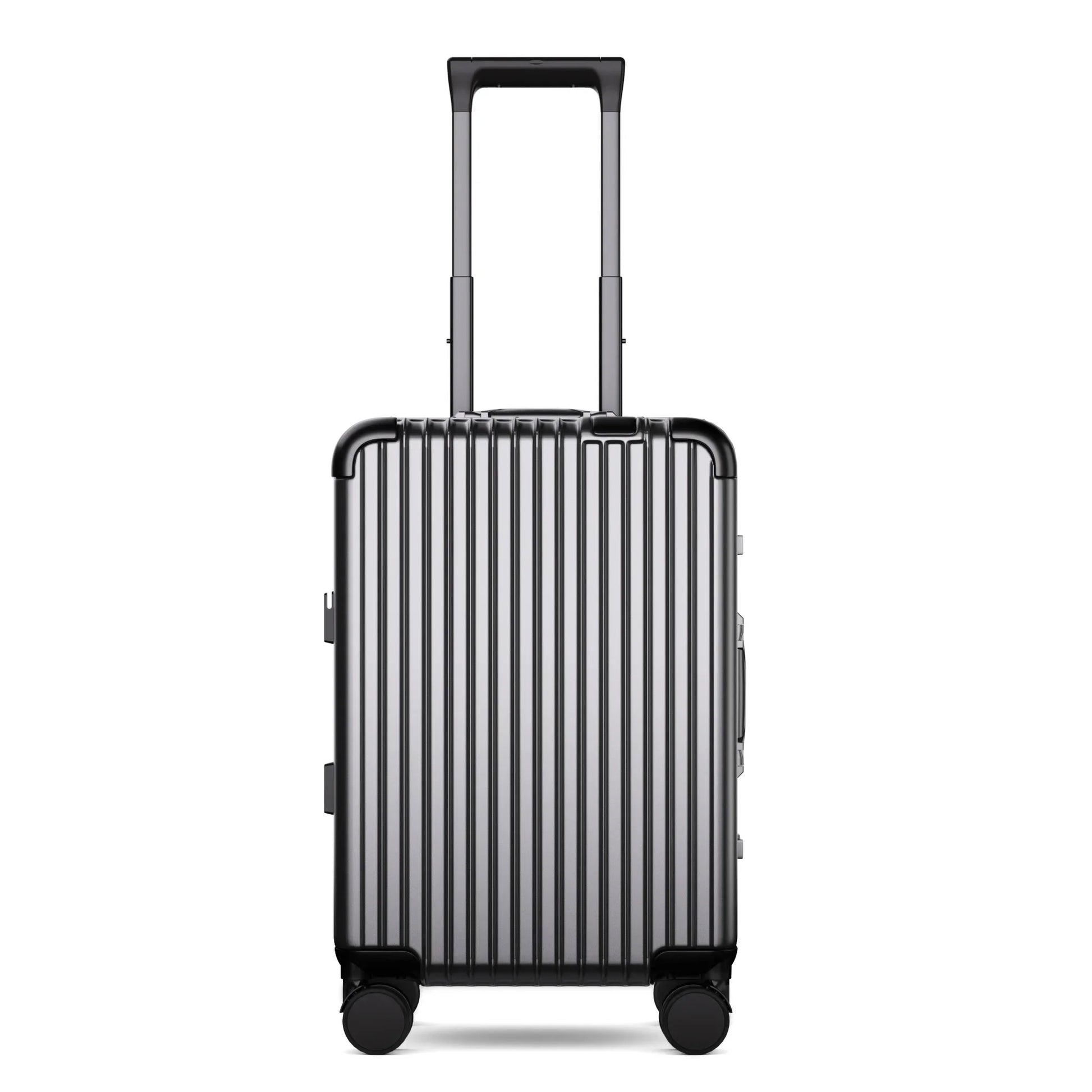 HKM-109843 3-Piece Aluminium Frame Travel Suitcase Set with Polycarbonate Trolley Case