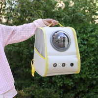 HKM-1100093 Breathable Large Capacity Pet Backpack for Travel - Solid Color Options Available