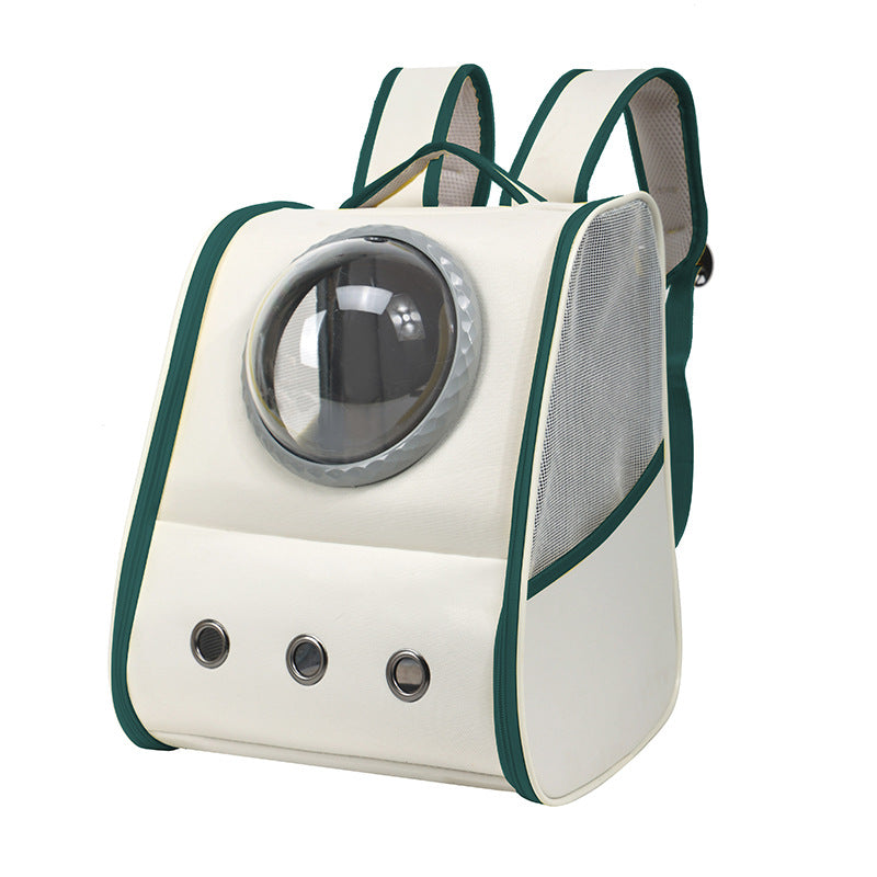 HKM-1100093 Breathable Large Capacity Pet Backpack for Travel - Solid Color Options Available