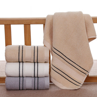 HKM-110035 Absorbent Cotton Towel - 32 Strand Double Silk, Size 37x75cm