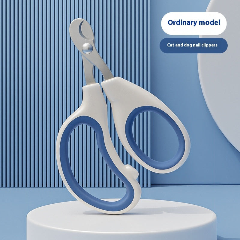 HKM-1101629 Fashionable Pet Nail Clippers for Cats - Durable Plastic and Stainless Steel, Available in Four Colors